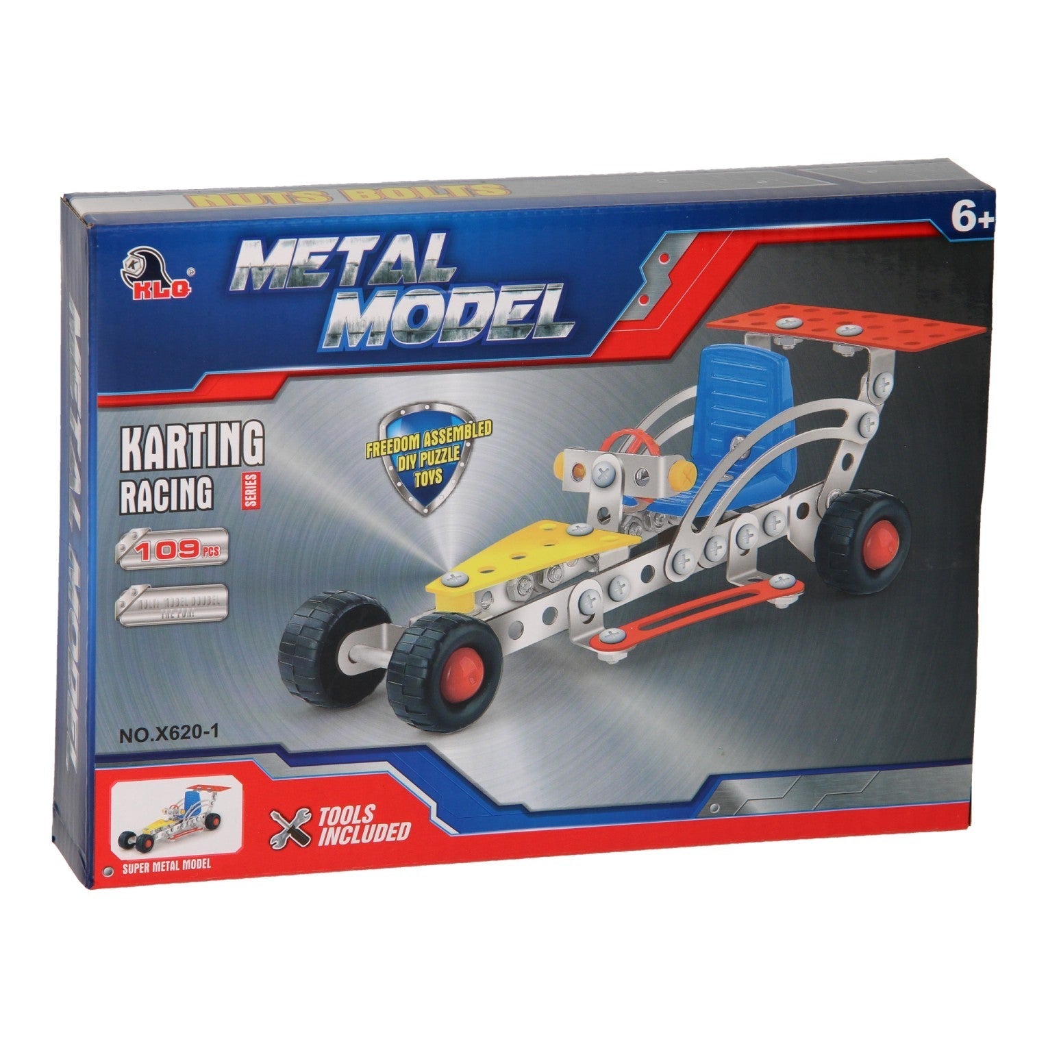 Constructie Metaal Raceauto verpakking