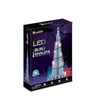 Cubic Fun 3D puzzel Burj Khalifa LED doos