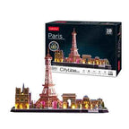 Cubic Fun 3D puzzel City Line Parijs LED