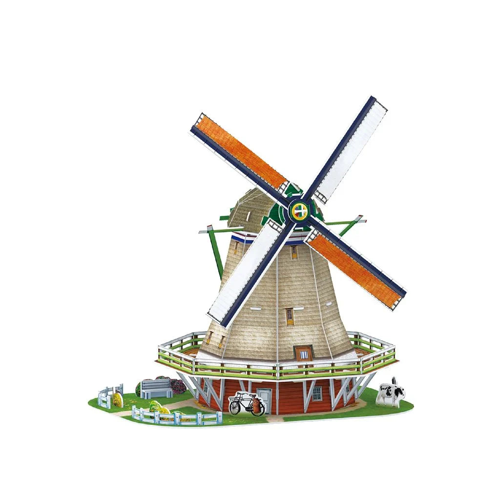 Cubic Fun 3D puzzel Hollandse Windmolen