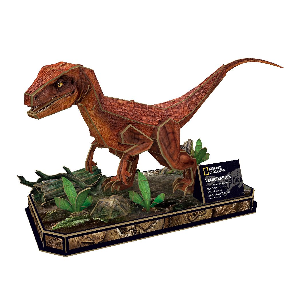 Cubic Fun 3d Puzzel NG Velociraptor