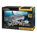 National Geographic 3D puzzel witte haai doos
