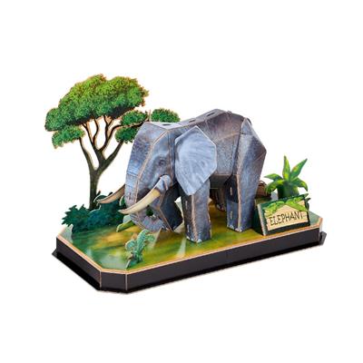 Cubic Fun 3d Puzzel Olifant inhoud
