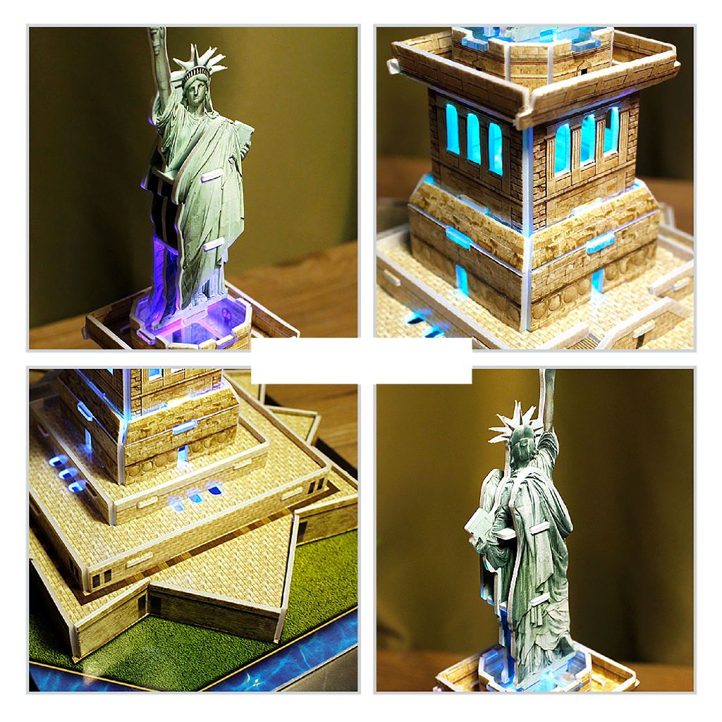 Cubic Fun 3d Puzzel Statue of Liberty LED