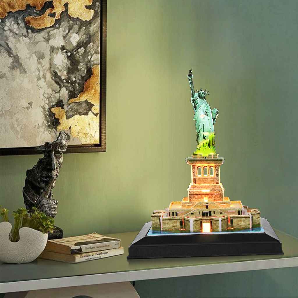 Cubic Fun 3d Puzzel Statue of Liberty LED