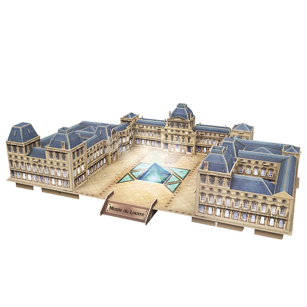 Cubic Fun 3d Puzzel The Louvre LED