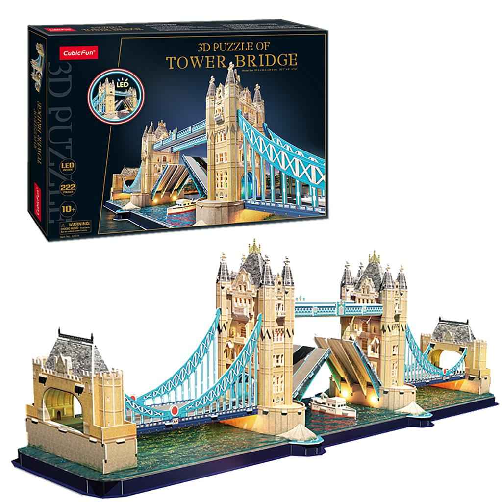 Cubic Fun 3d Puzzel Tower Bridge LED