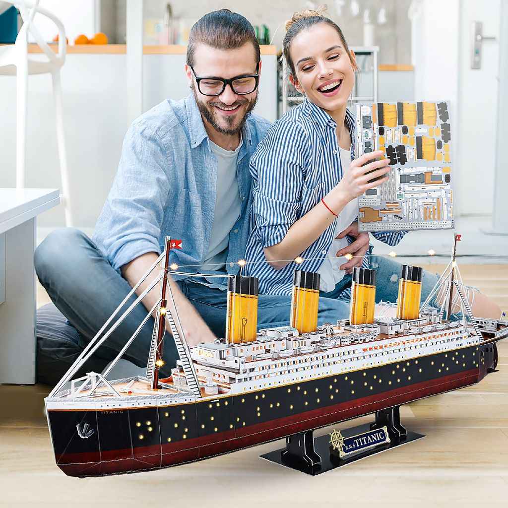 Cubic Fun 3d Puzzel Titanic LED