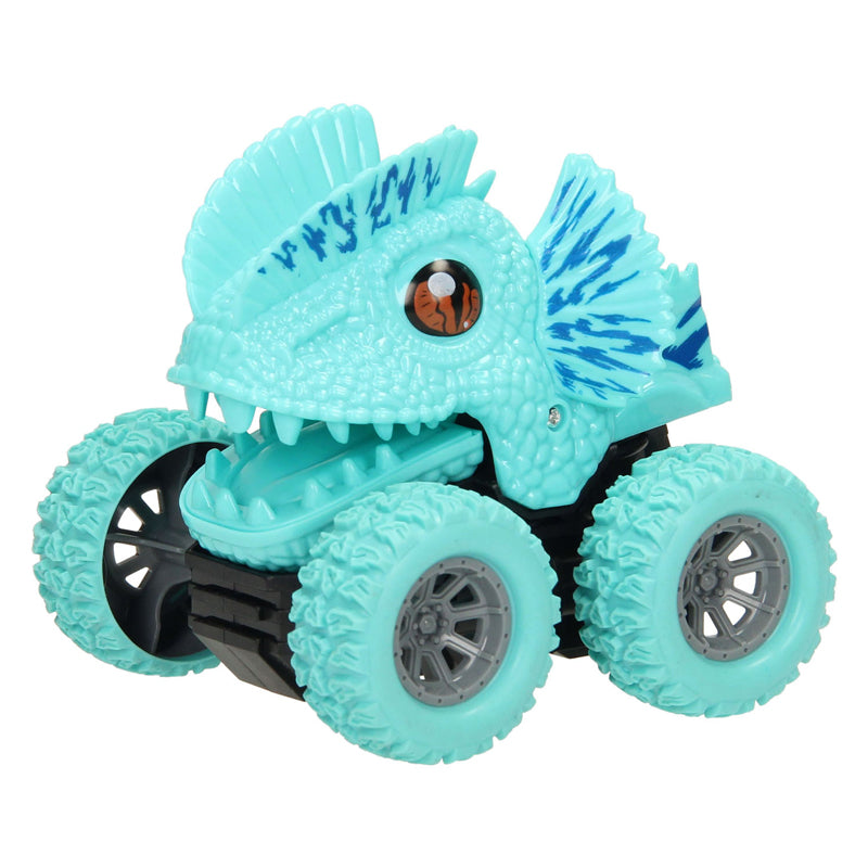 Dino Monstertruck 360 Graden Blauw