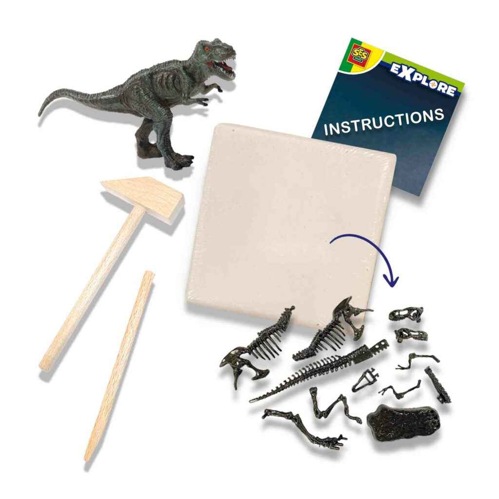 SES Dino en skelet opgraven 2 in 1 – T-rex