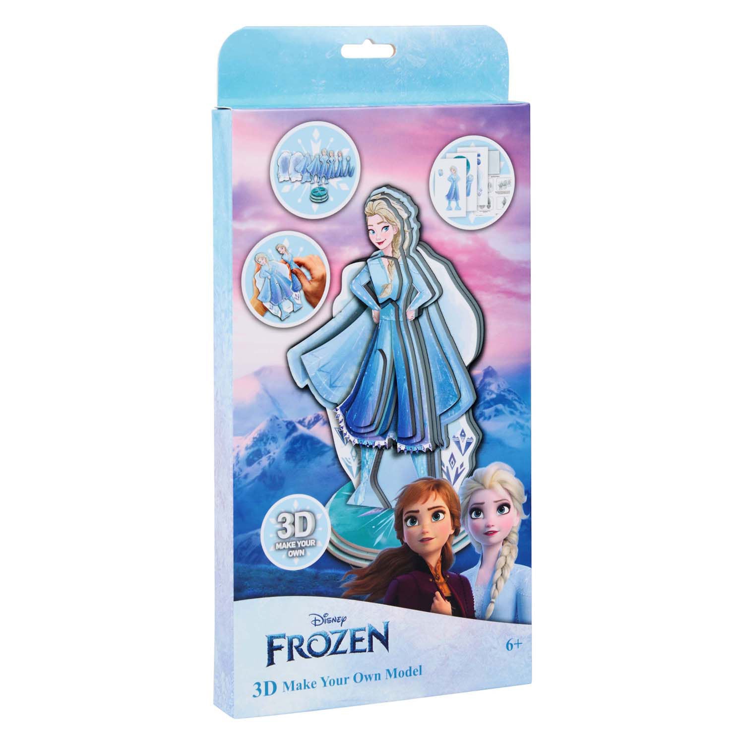 Disney Frozen Maak je eigen 3D Figuur Elsa verpakking