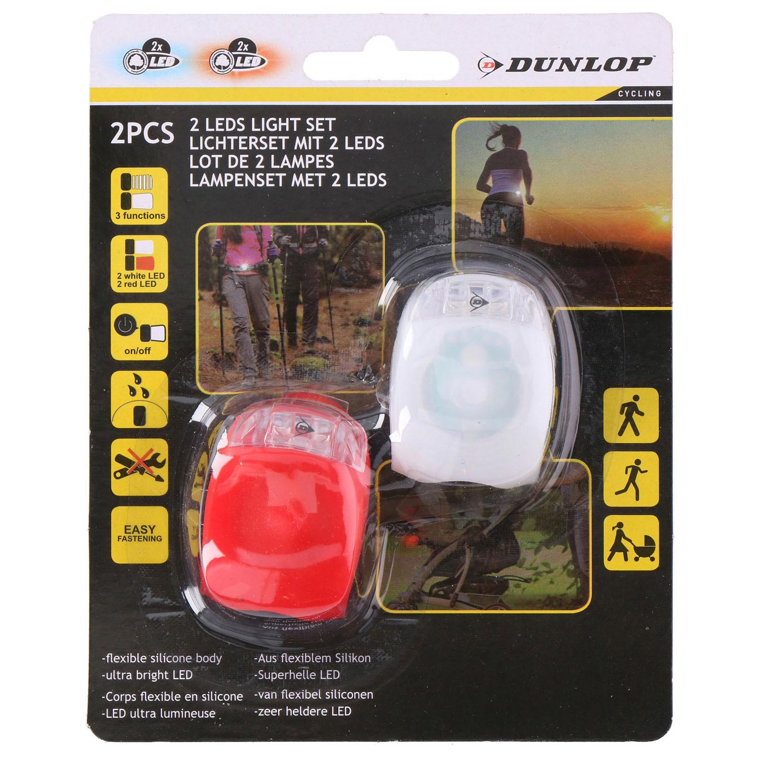 Fietslampenset LED Verpakking - Fietsaccessoires 