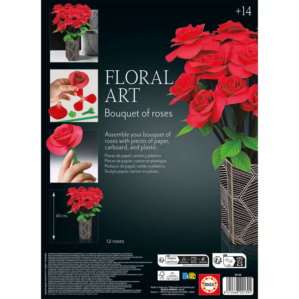 Floral Art Bouquet Roses voorbeeld
