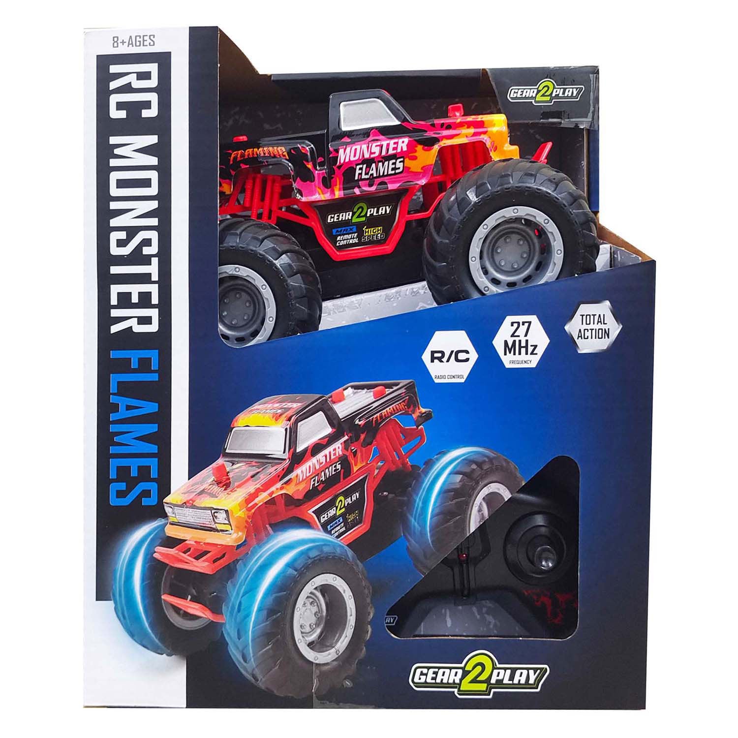 Gear2Play RC Bestuurbare Auto Monster Flames verpakking