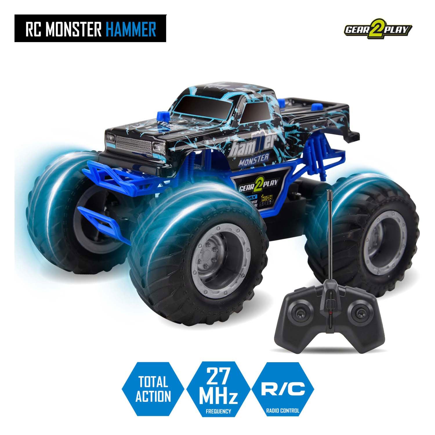 Gear2Play RC Bestuurbare Auto Monster Hammer voorbeeld