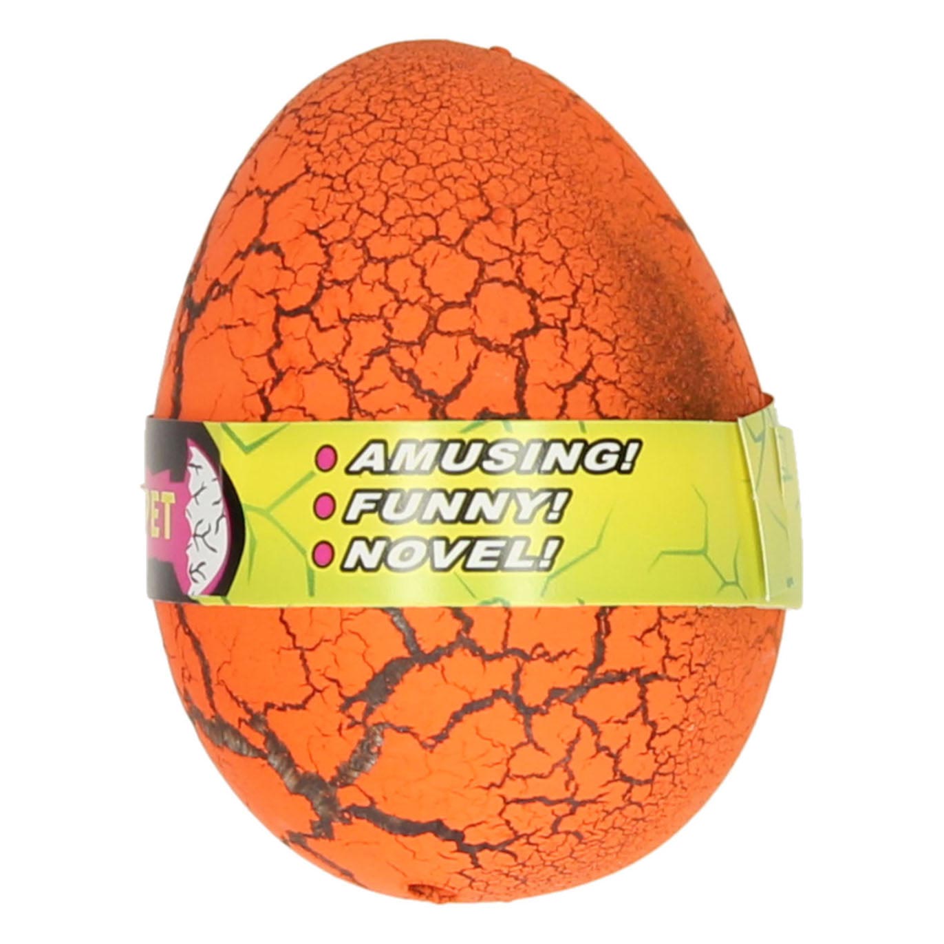 Gekleurd Dino Groei-Ei oranje