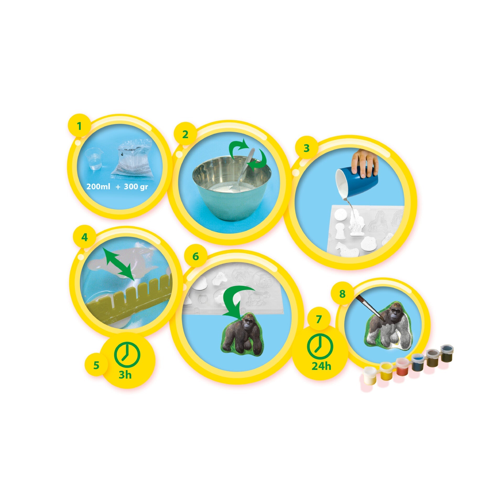SES Gieten en schilderen – Dieren