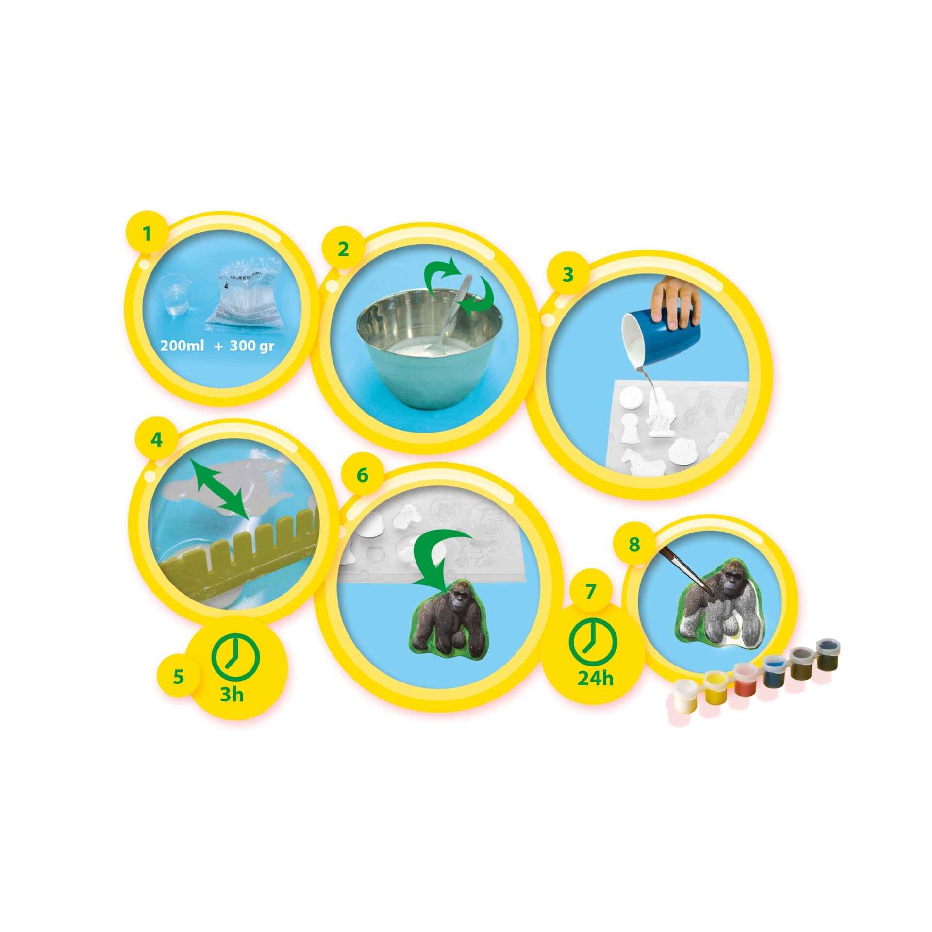 SES Gieten en schilderen – Dieren
