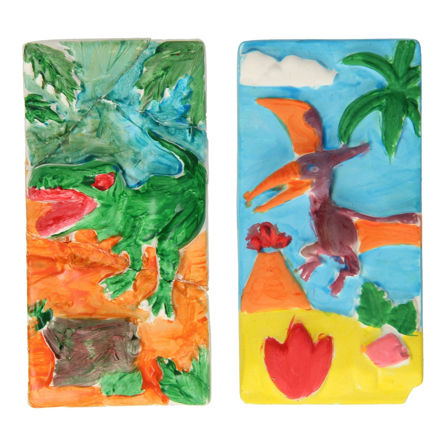 Gips Gieten & Schilderen Dino voorbeeld