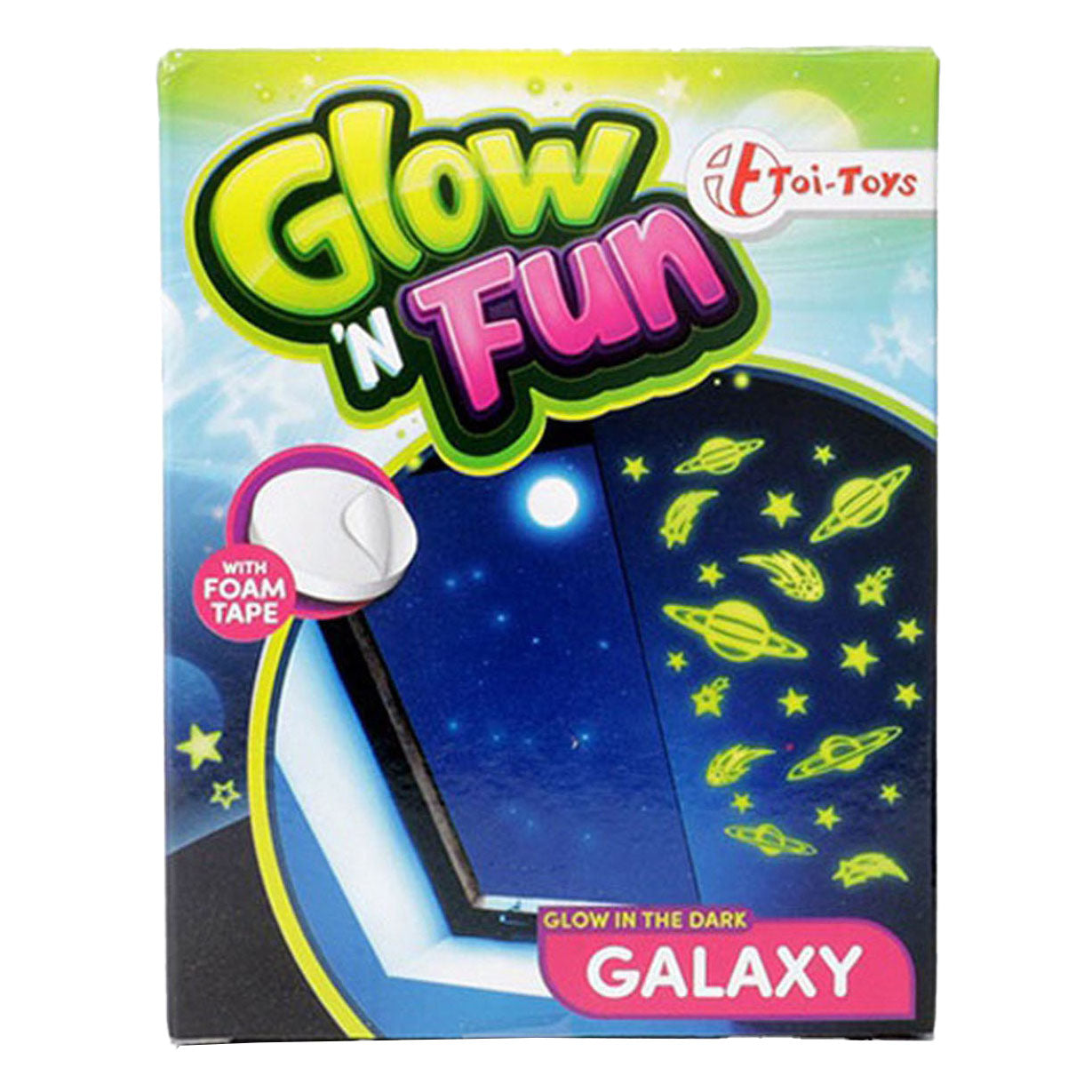 Glow n Fun Glow in the Dark Space Ruimtevaart verpakking
