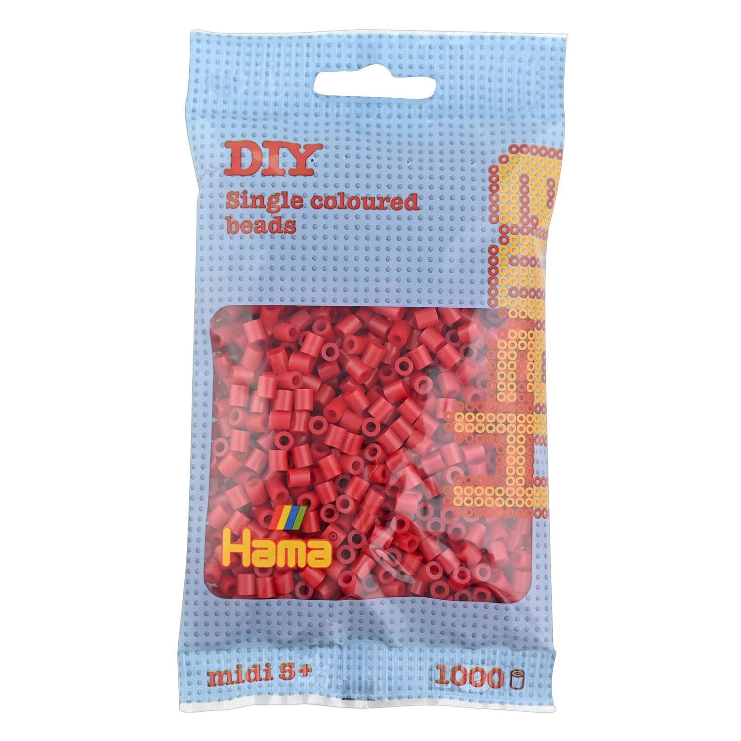 Hama Strijkkralen - Donkerrood (022) 1000st