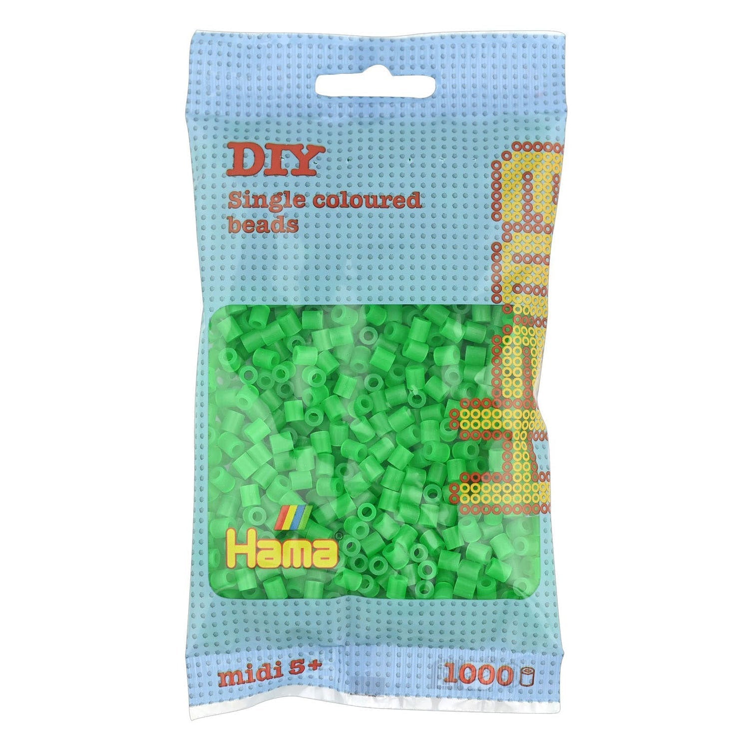 Hama Strijkkralen - Groen Neon (037) 1000st