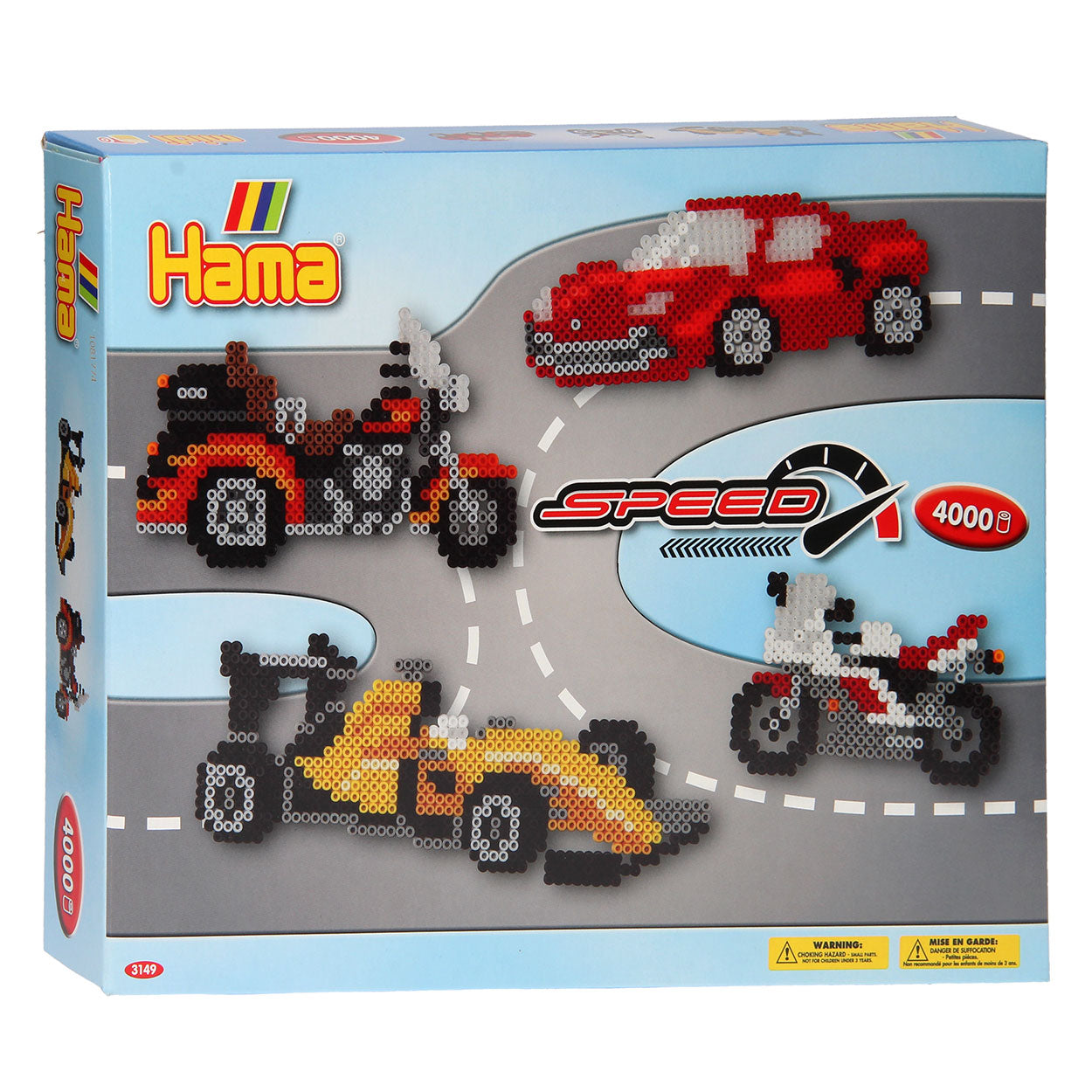 Hama Strijkkralenset - Racen 4000st