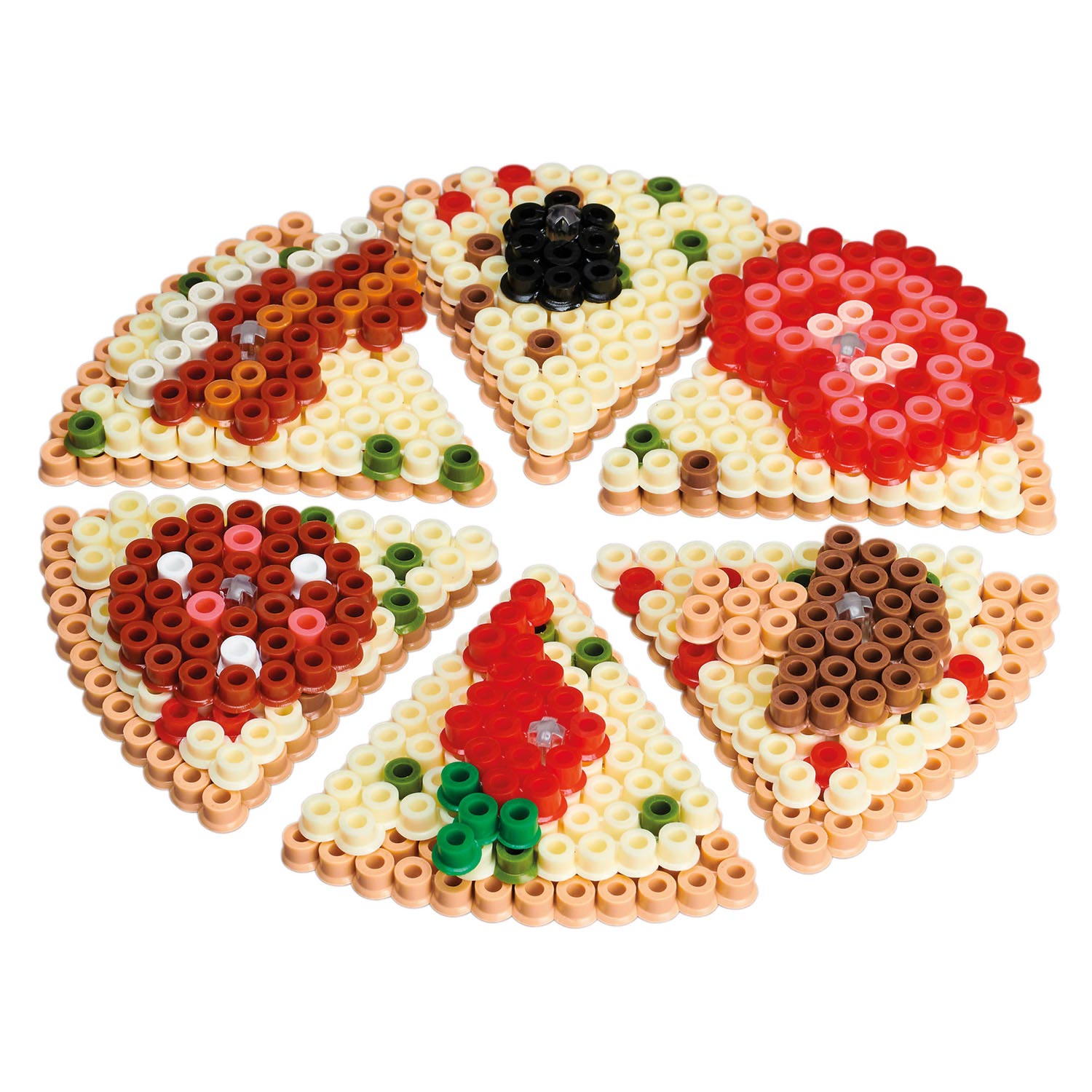 Hama Strijkkralenset - Snacks 4000st pizza voorbeeld