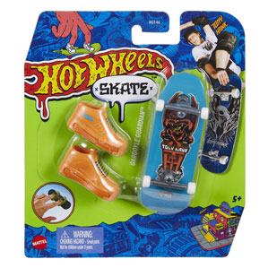 Hot Wheels Vingerskateboard Speelset Blauw Oranje - Fingerboard