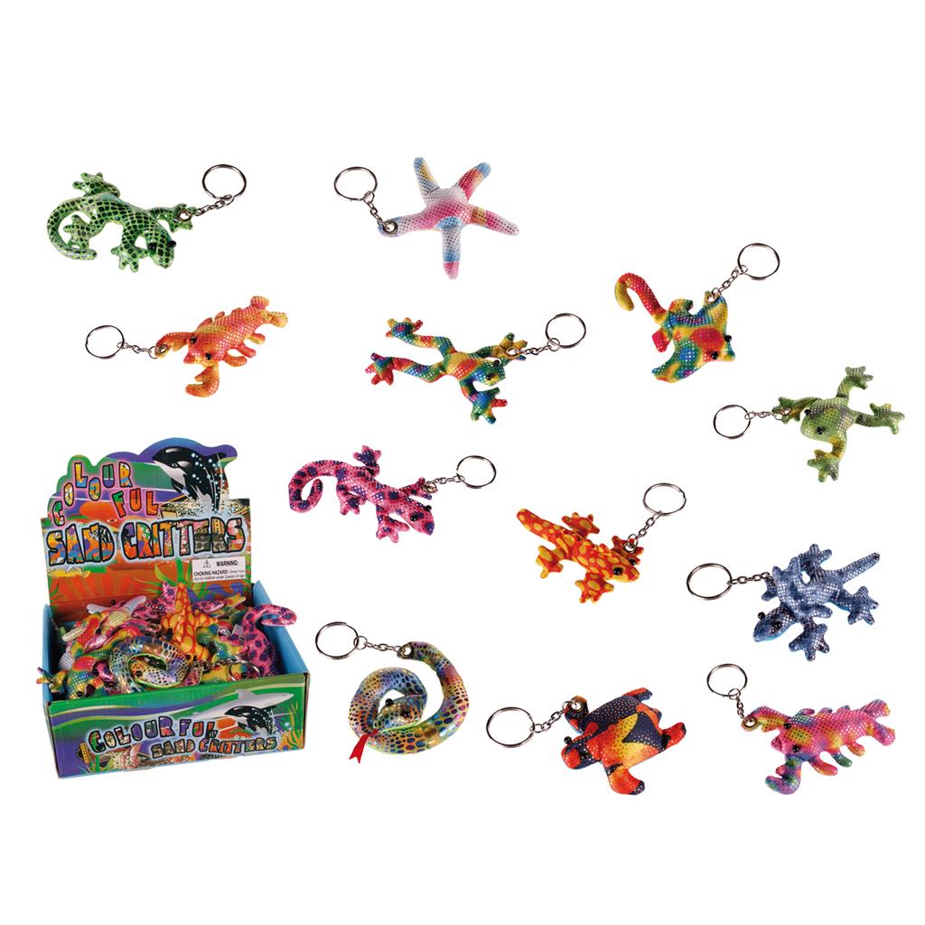 Keychain Sand Filled Animals - Sleutelhangers