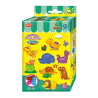 Kleiset met 2 Dinovormen en Tool - 3 Kleuren Klei