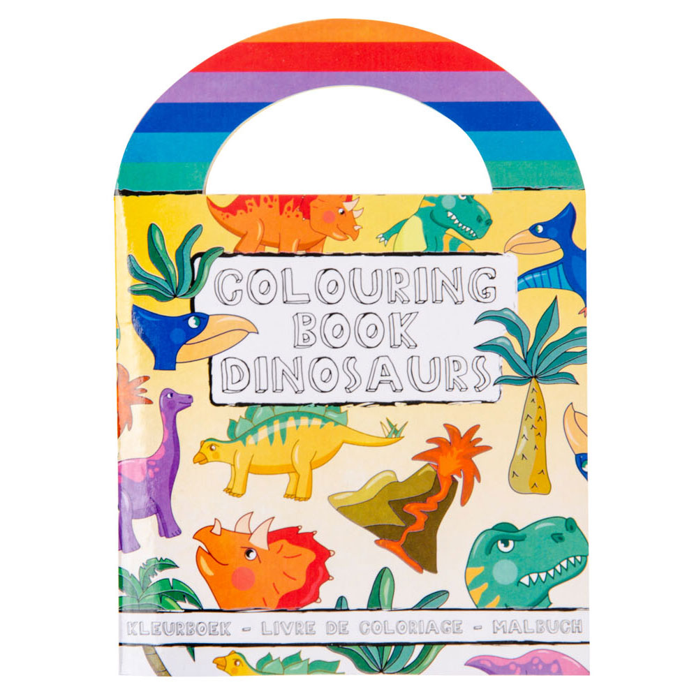 Kleurboekje met Stickers Dinosaurus dicht