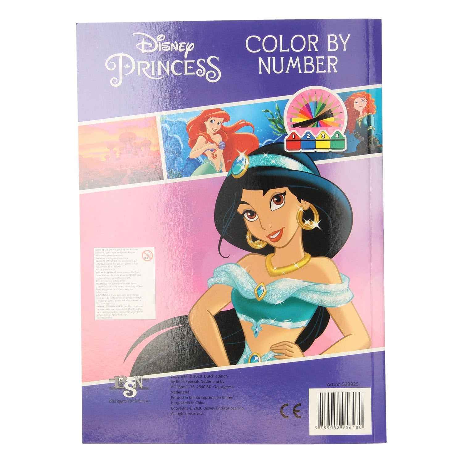 Kleuren op Nummer - Prinsessen