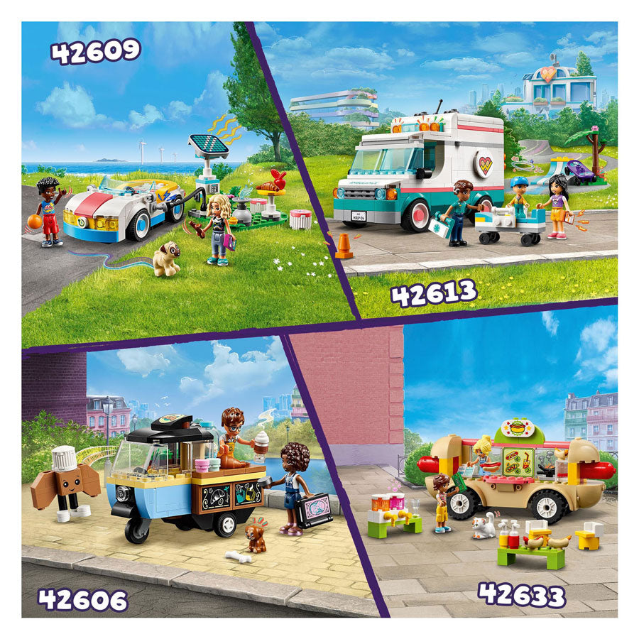 LEGO Friends 42606 Bakkersfoodtruck voorbeeld