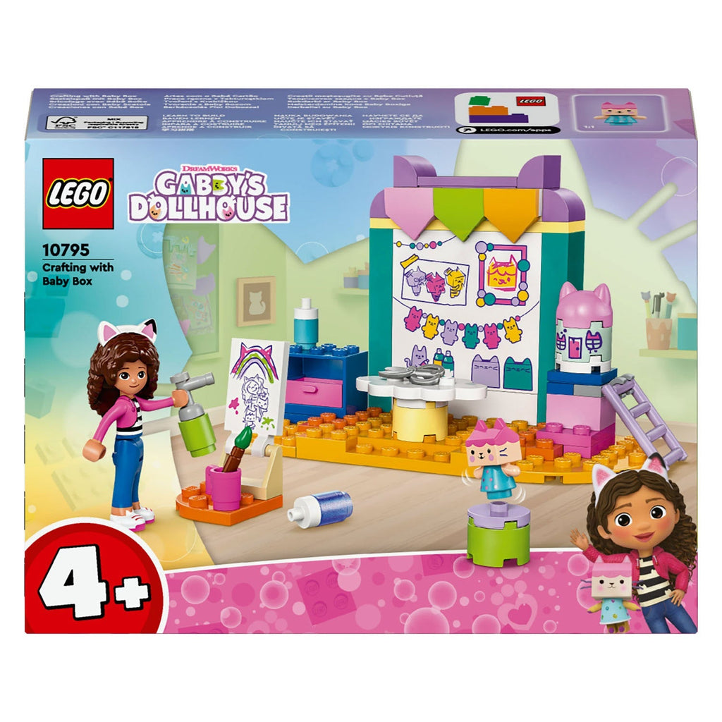 LEGO Gabbys Poppenhuis 10795 Knutselen met Babykitty verpakking