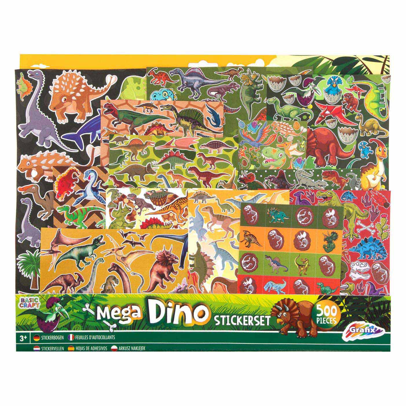 Mega Stickerset Dinosaurus