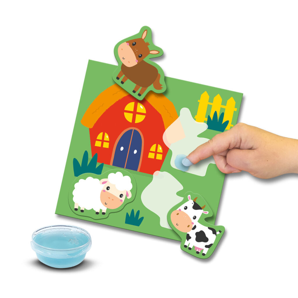 SES My first – Waar woon ik? Dieren plakken