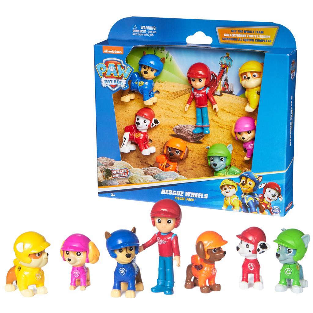 Paw Patrol Rescue Wheels 7 Figures Gift Pack