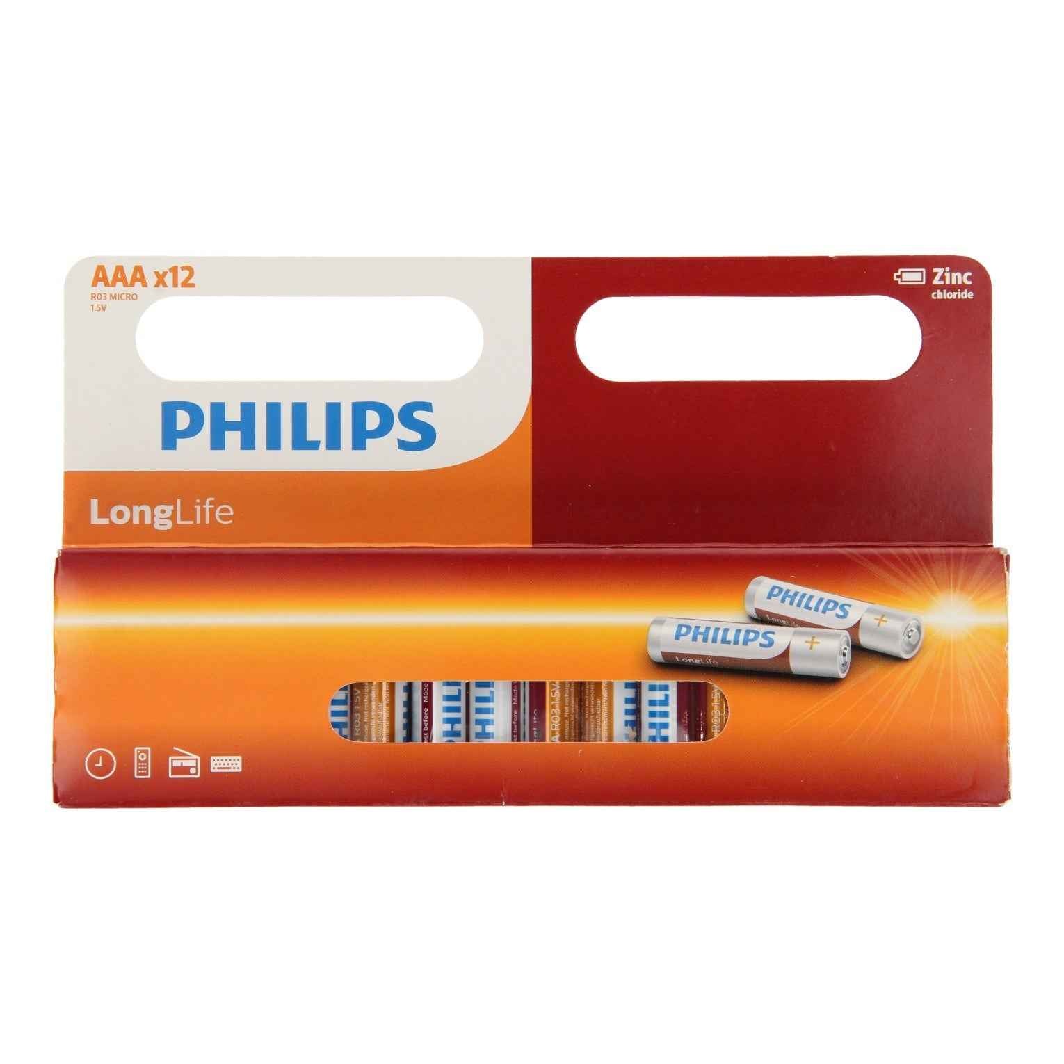 Philips Longlife Batterij Zinc AAA