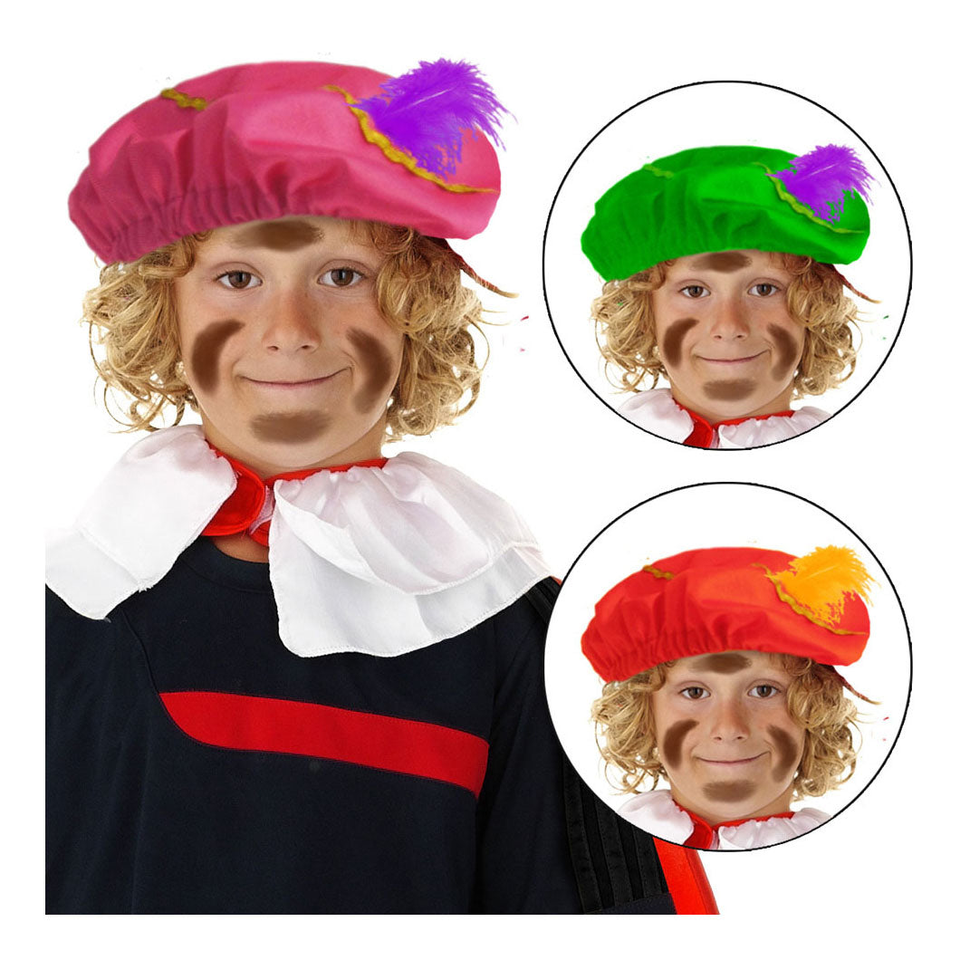 Pieten Baret 21cm voorbeeld