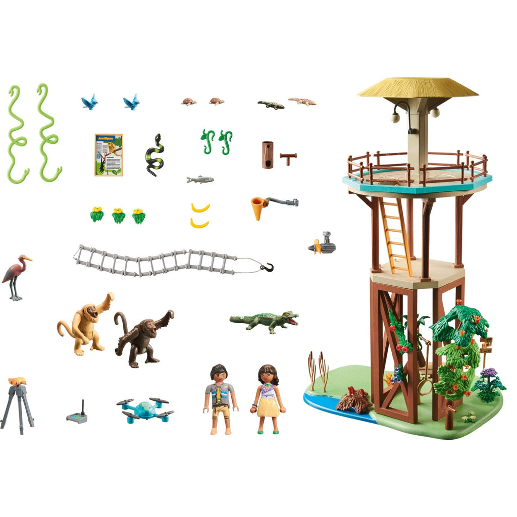 Playmobil Wiltopia Onderzoeksstation met Kompas