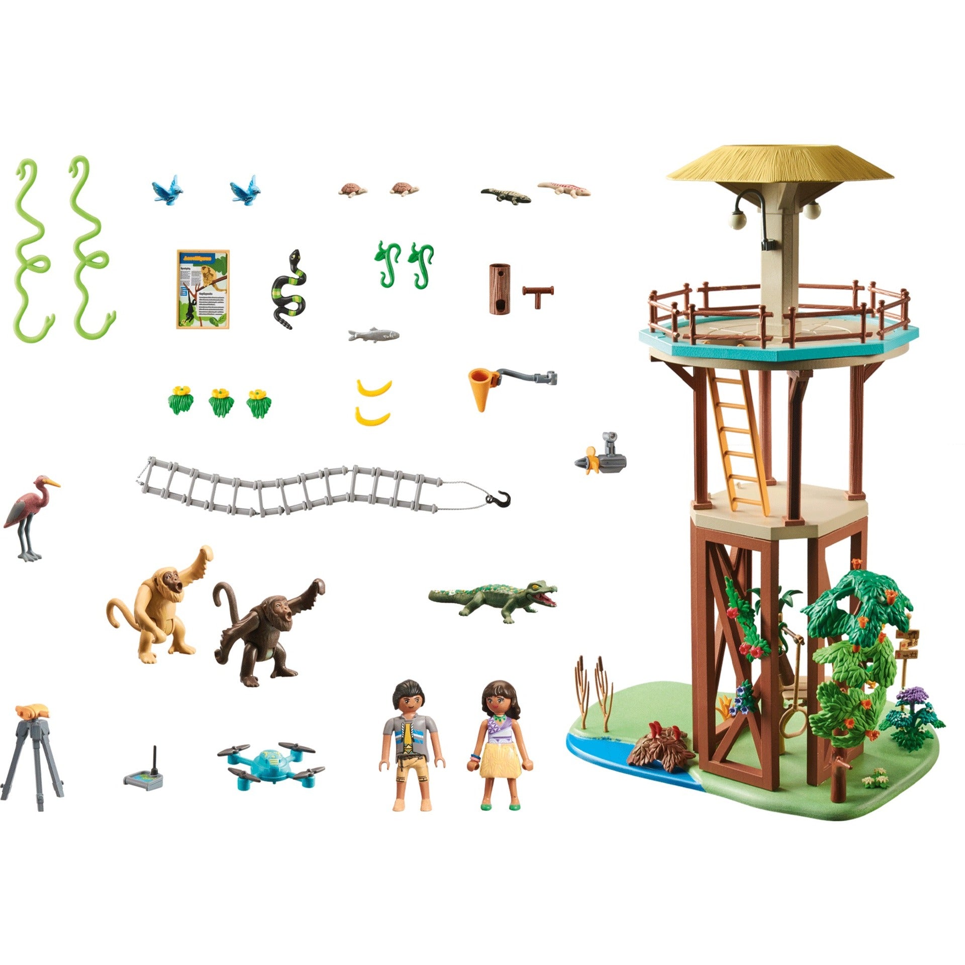Playmobil Wiltopia Onderzoeksstation met Kompas