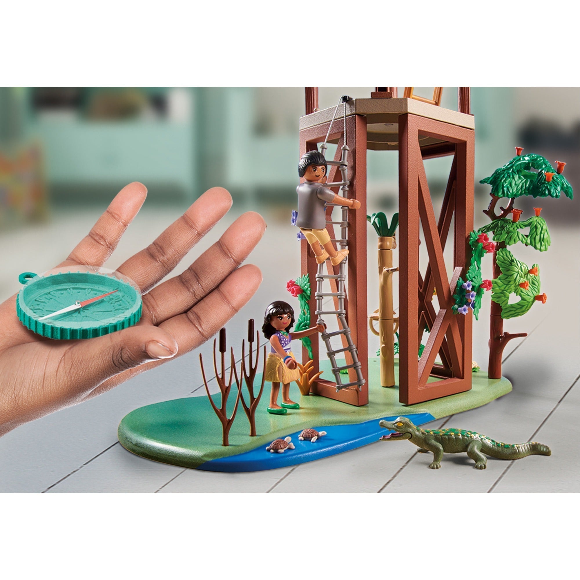 Playmobil Wiltopia Onderzoeksstation met Kompas