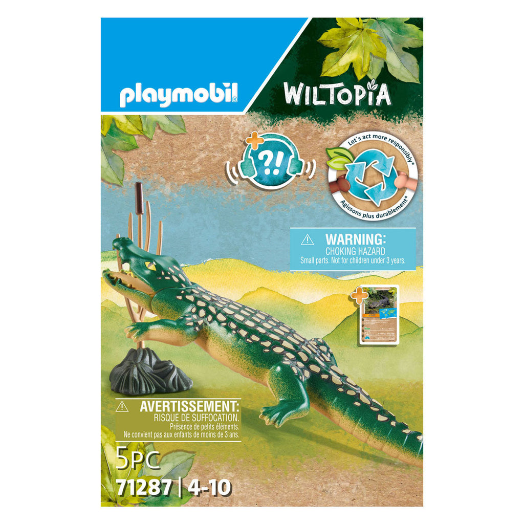Playmobil Wiltopia Alligator achterkant