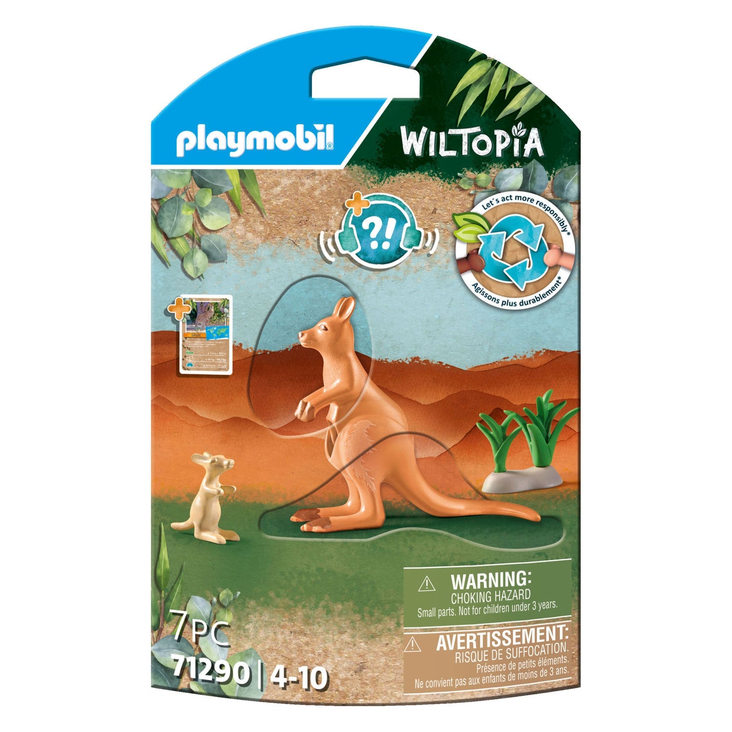 Playmobil Wiltopia Kangoeroe met Welp verpakking