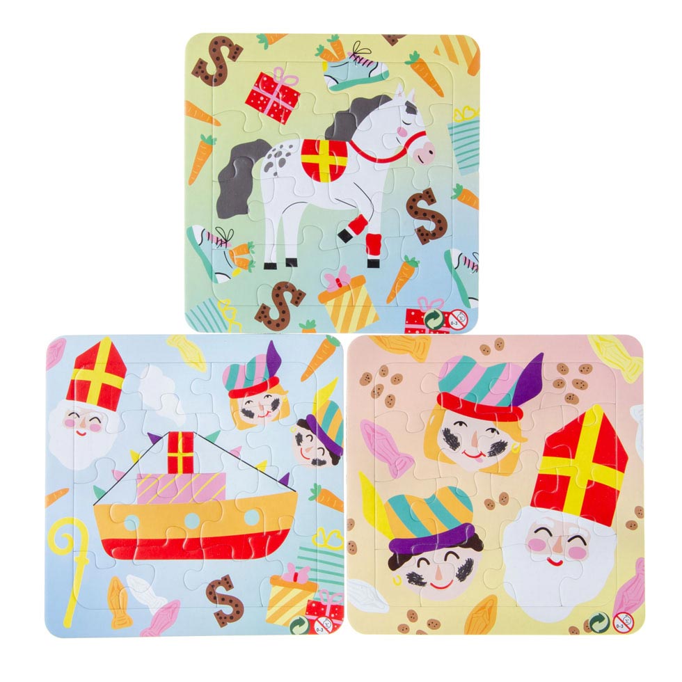 Puzzel Sinterklaas 16 stukjes
