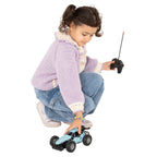 RC Bestuurbare Auto met Rookfunctie - Blauw voorbeeld