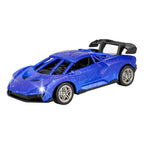 RC Racewagen Blauw/Zwart Bestuurbare Auto licht