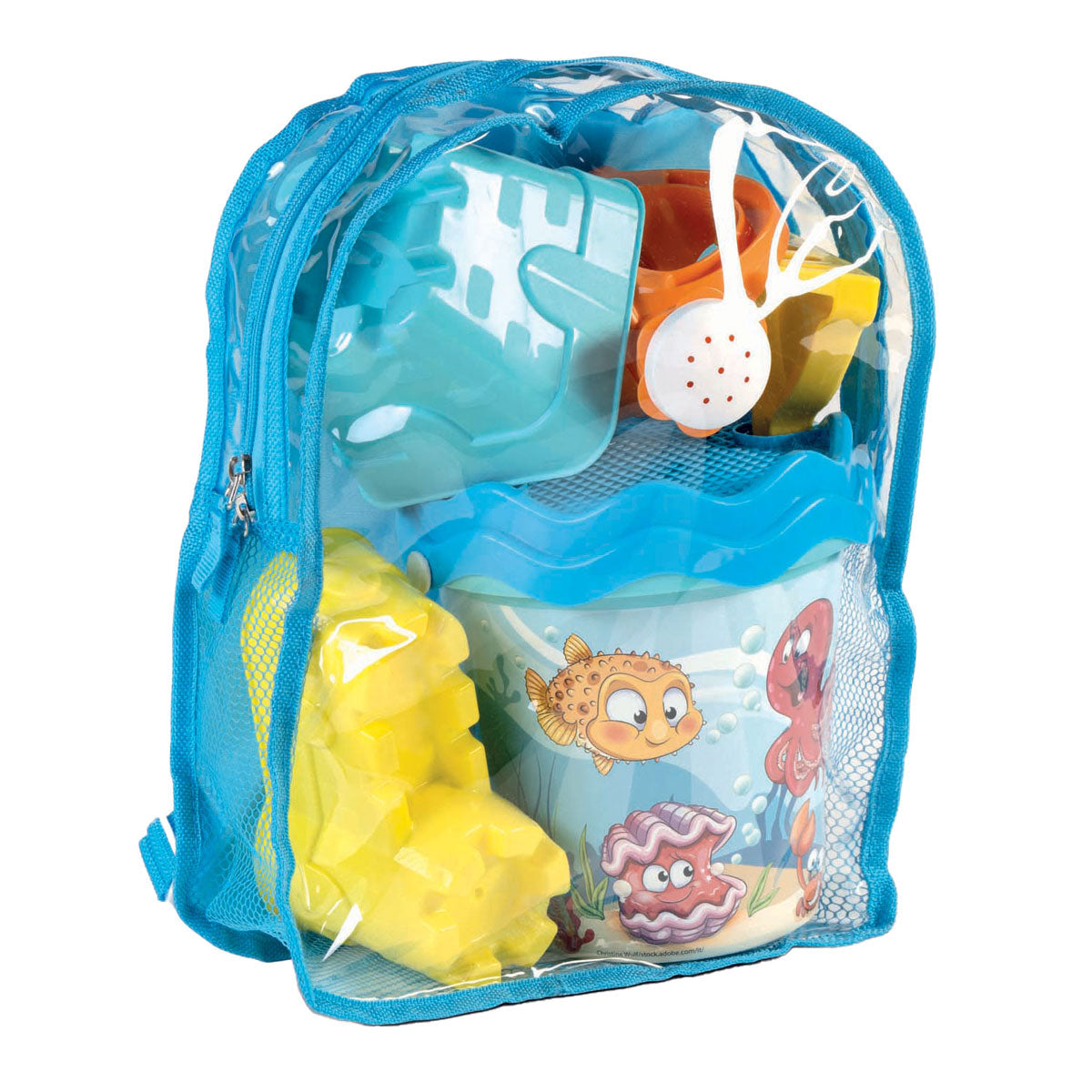 Rugzak met Strandset Zeedieren