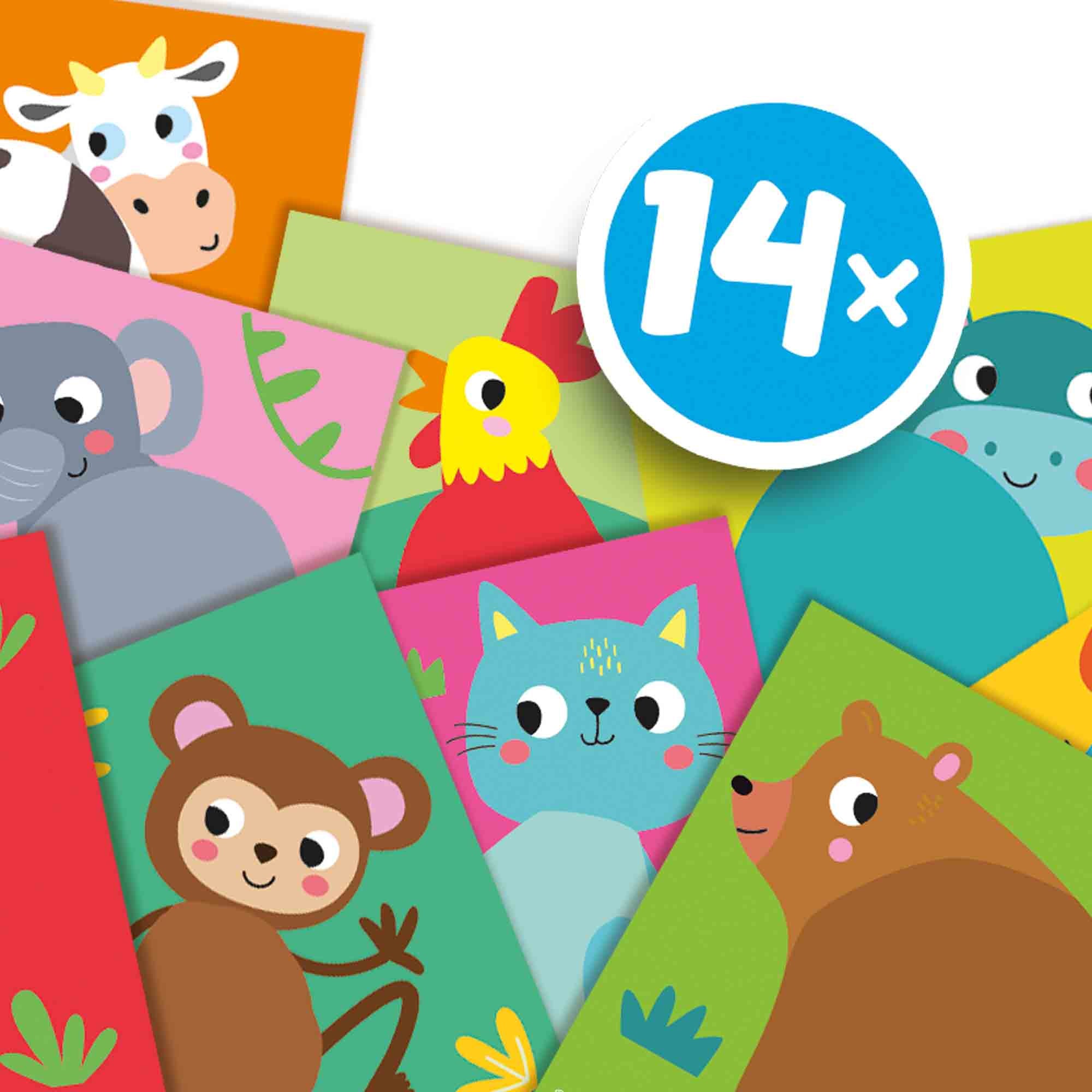 SES My first - Dierenstaarten plakken